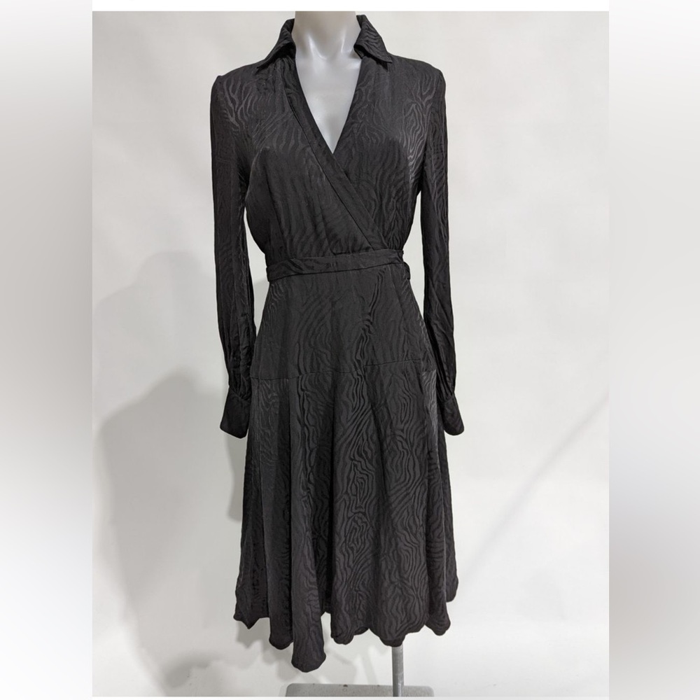 Jay Godfrey Black Long Sleeve Dress Size 4